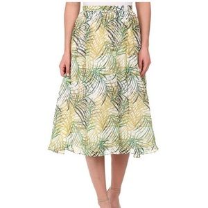 BB Dakota Grass Pattern Midi Skirt