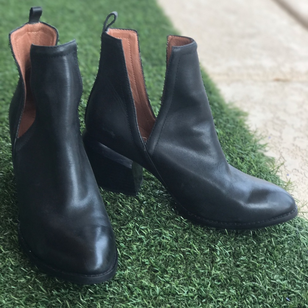 Jeffrey Campbell cutout booties