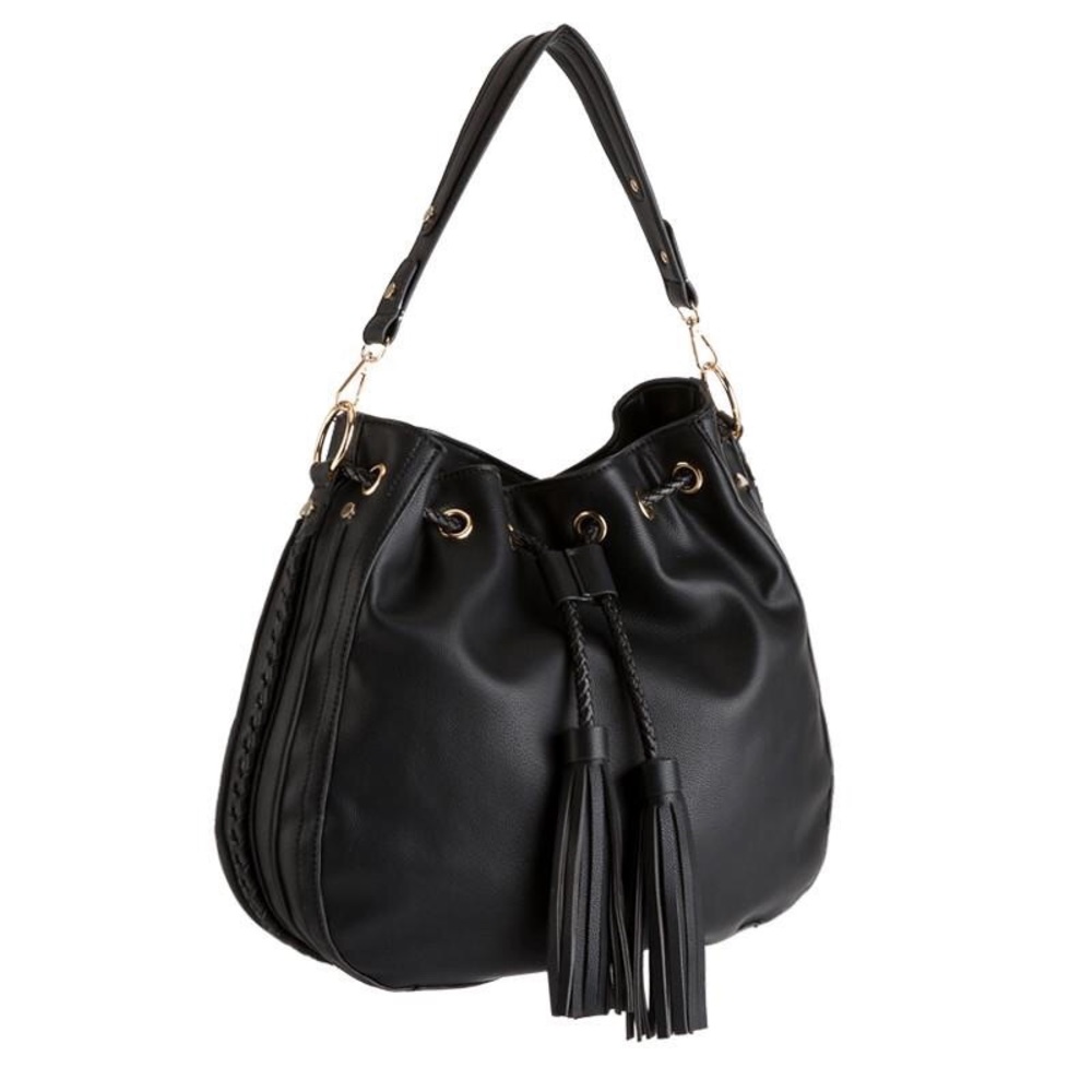 Melie Bianco Cyrus Black Handbag - Picture 2 of 5