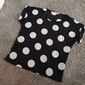 Polka dot top