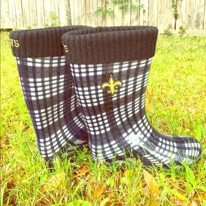 New Orleans SAINTS 🏈 Rain boots ☔️ size 9-10