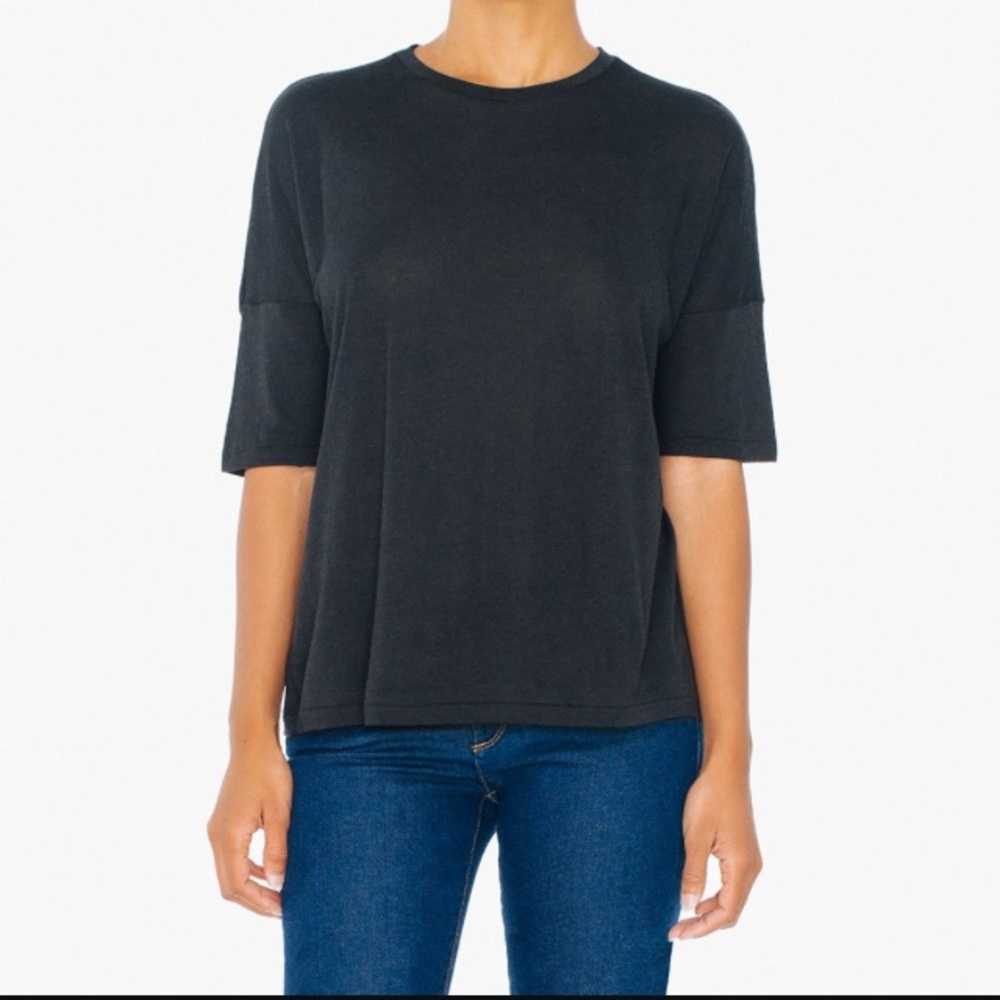 AA Cotton Modal Easy Drop Shoulder Tee