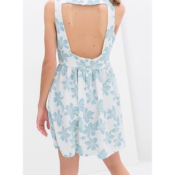 Zara Dresses & Skirts - ⛔️SOLD⛔️ ZARA Trafulac backless mini flare dress