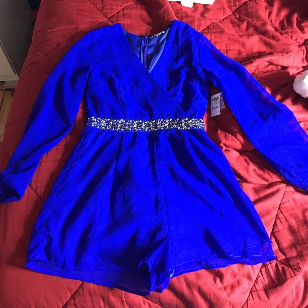 Blue romper