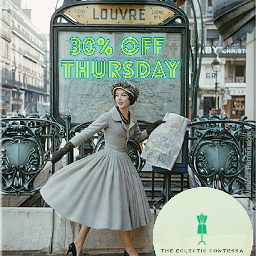 How does 30% OFF Thursday sound?