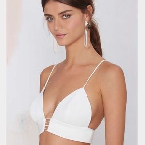 Nasty Gal Airplane Cutout Bra Top