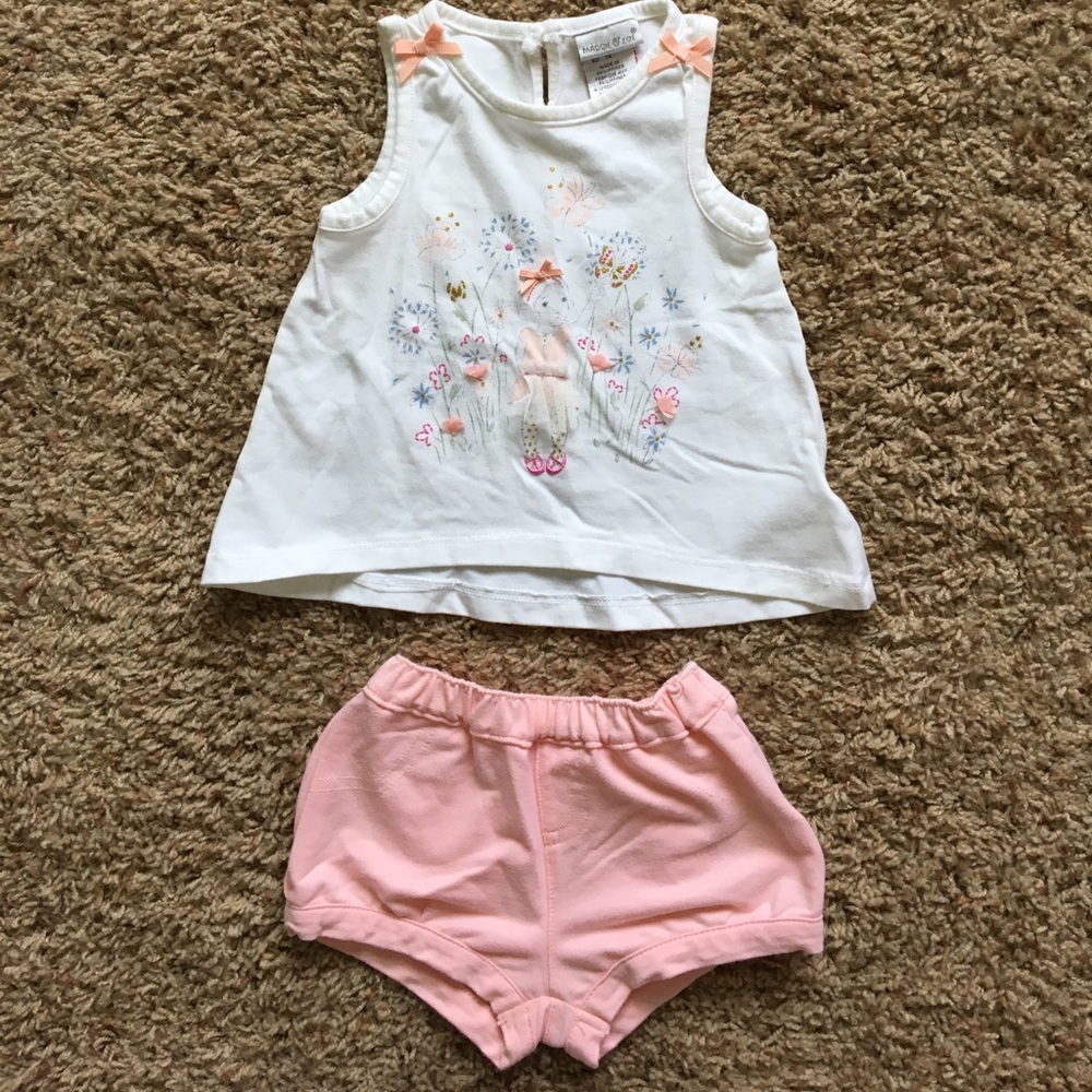 Two Piece Baby Shorts Set