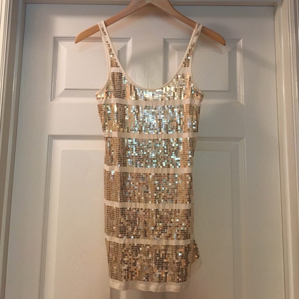 Express dream weight cotton sequin tank