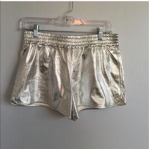 Express Metallic Shorts