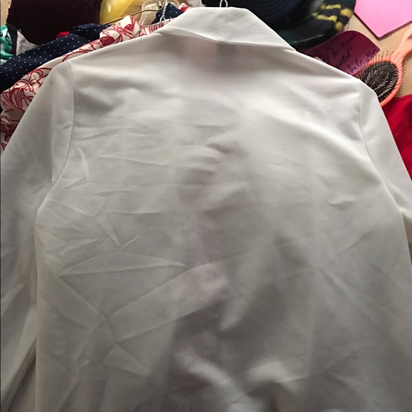 🌻Vintage 70s Cali Style 🌻White Tie Neck Blouse - Picture 4 of 5