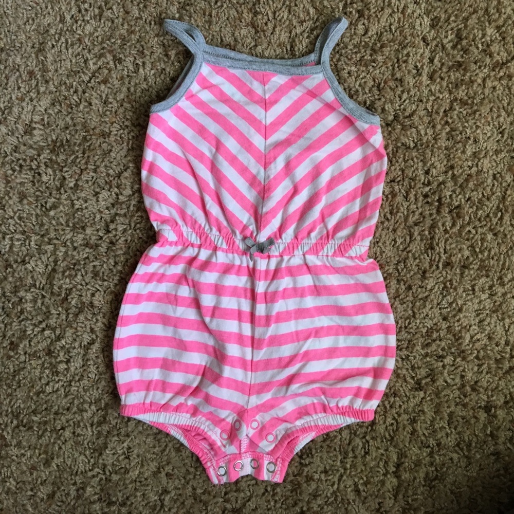 Neon Pink Romper