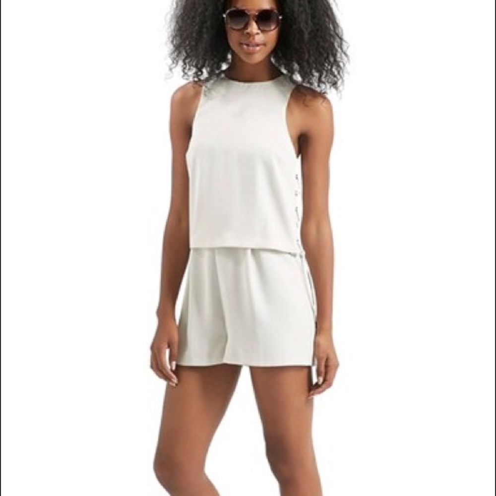 TOPSHOP off white romper