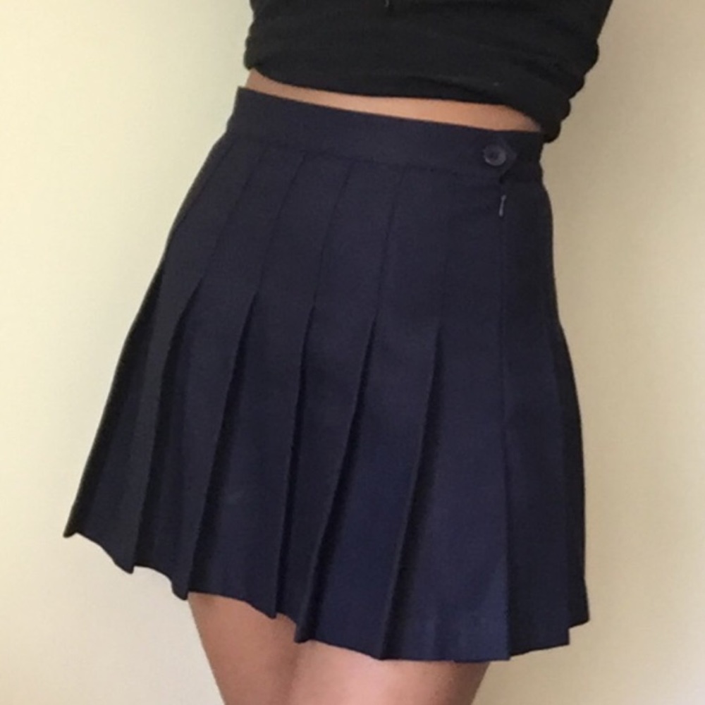 NWT Navy American Apparel Tennis Skirt