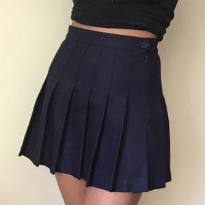 NWT Navy American Apparel Tennis Skirt