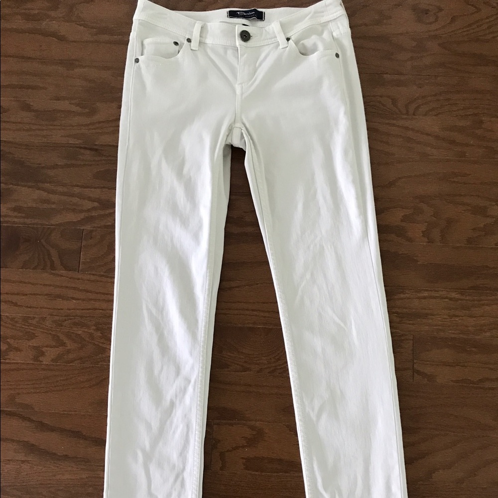 Banana Republic Skinny White Jeans