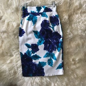 Pinup couture Floral Skirt