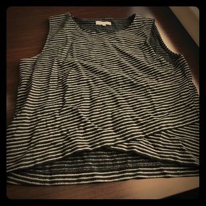 Madewell casual striped sleeveless shirt