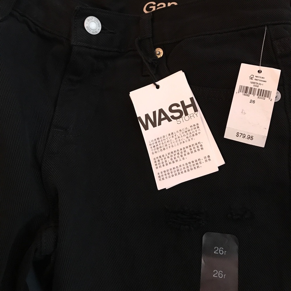 GAP 1969 Girlfriend Destroyed Jeans - Picture 5 of 9
