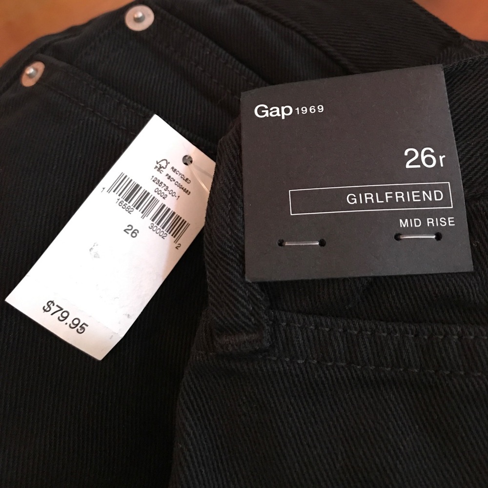GAP 1969 Girlfriend Destroyed Jeans - Picture 2 of 9