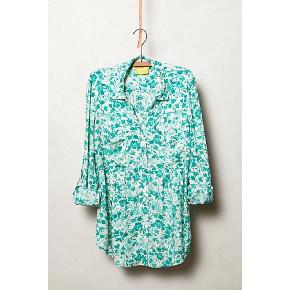 NWOT Anthropologie Maeve Islet Buttondown Small