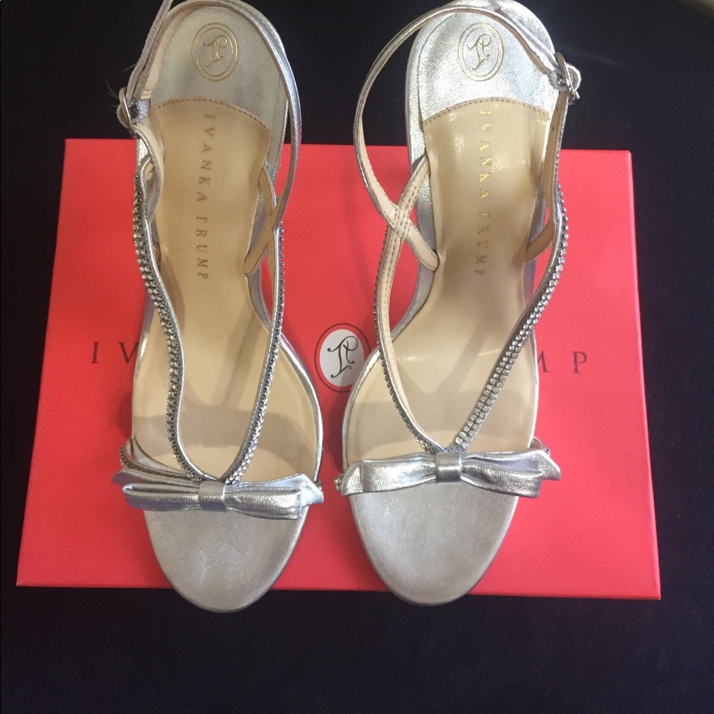 Ivanka Trump silver heels