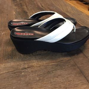 Authentic Prada Wedges  Like New