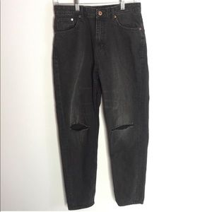 H&M distressed BF jeans