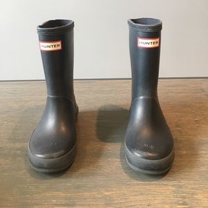 Hunter Rain Boots, Toddler, Navy, Size 9