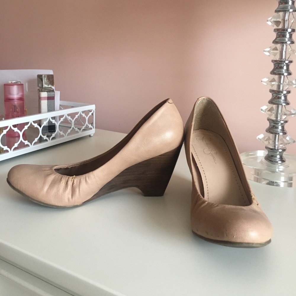 Jessica Simpson Wood Wedge