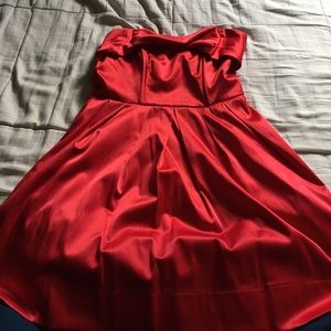 Red dress