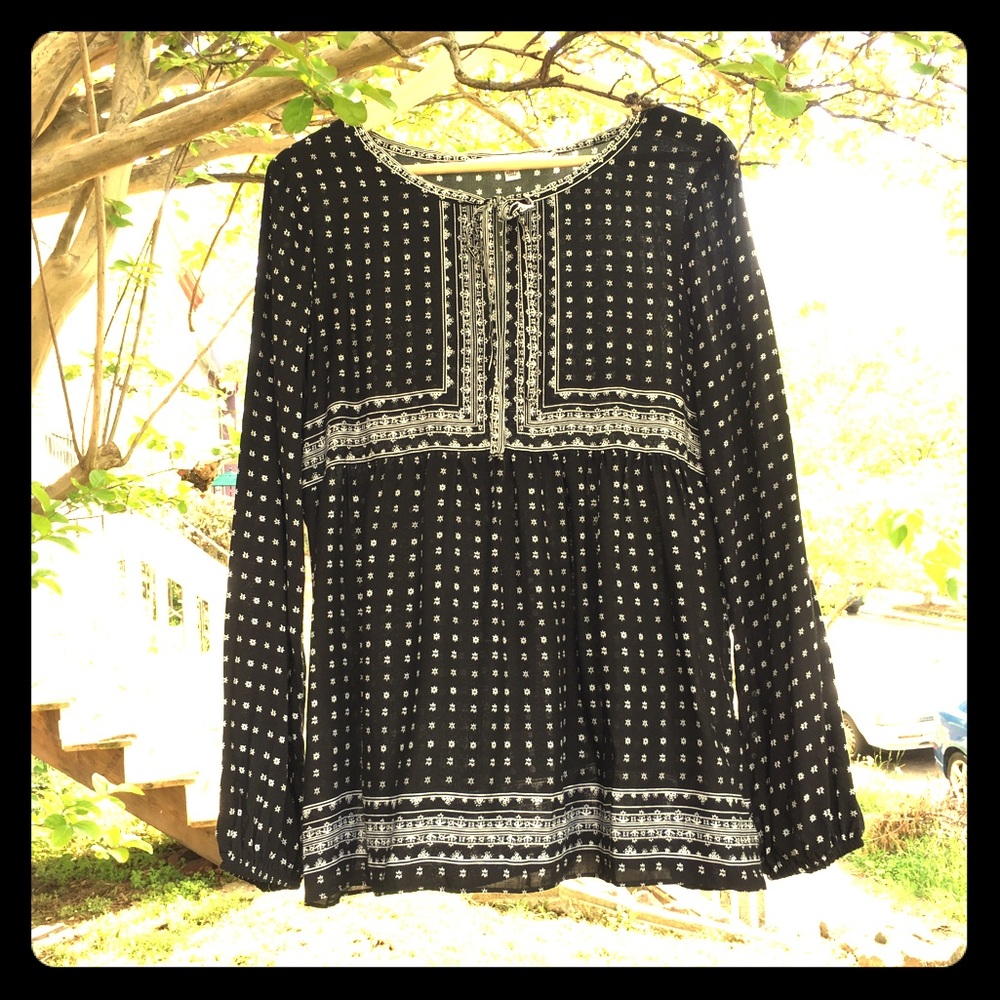 NWOT Boho chic tunic top