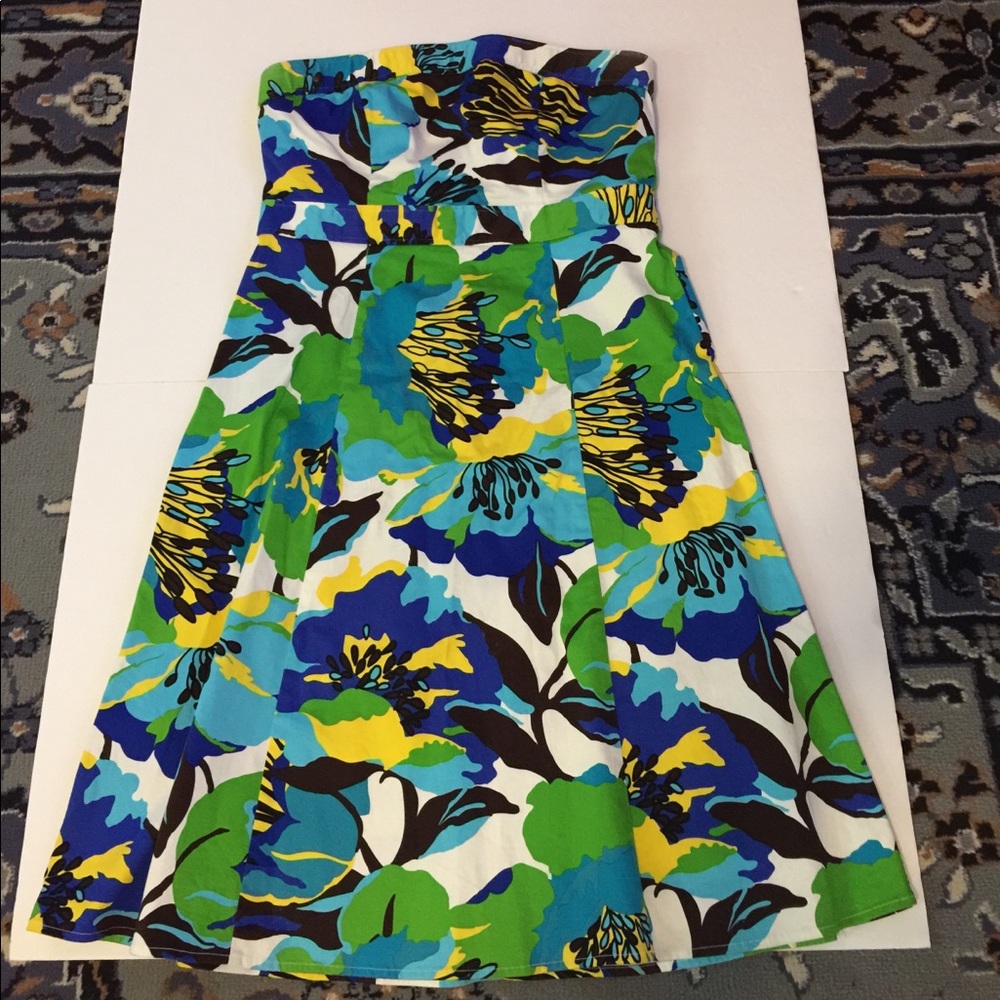 A.N.A. Bright and Strapless Dress