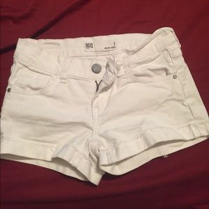 White shorts size 1