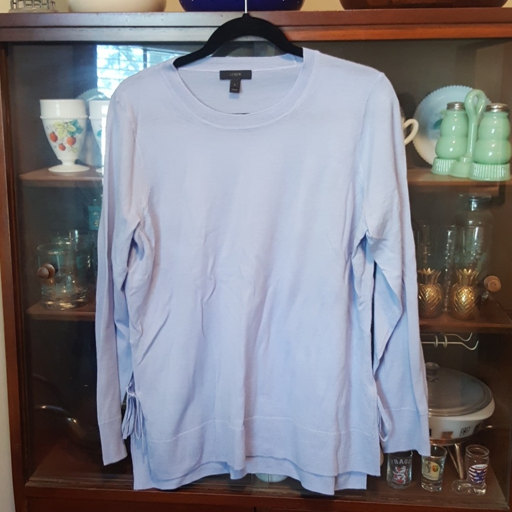 J. Crew spring sweater with ties