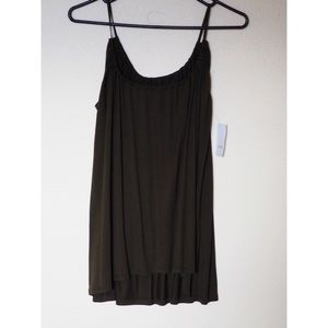 Ann Taylor Loft Military Green Halter Tank