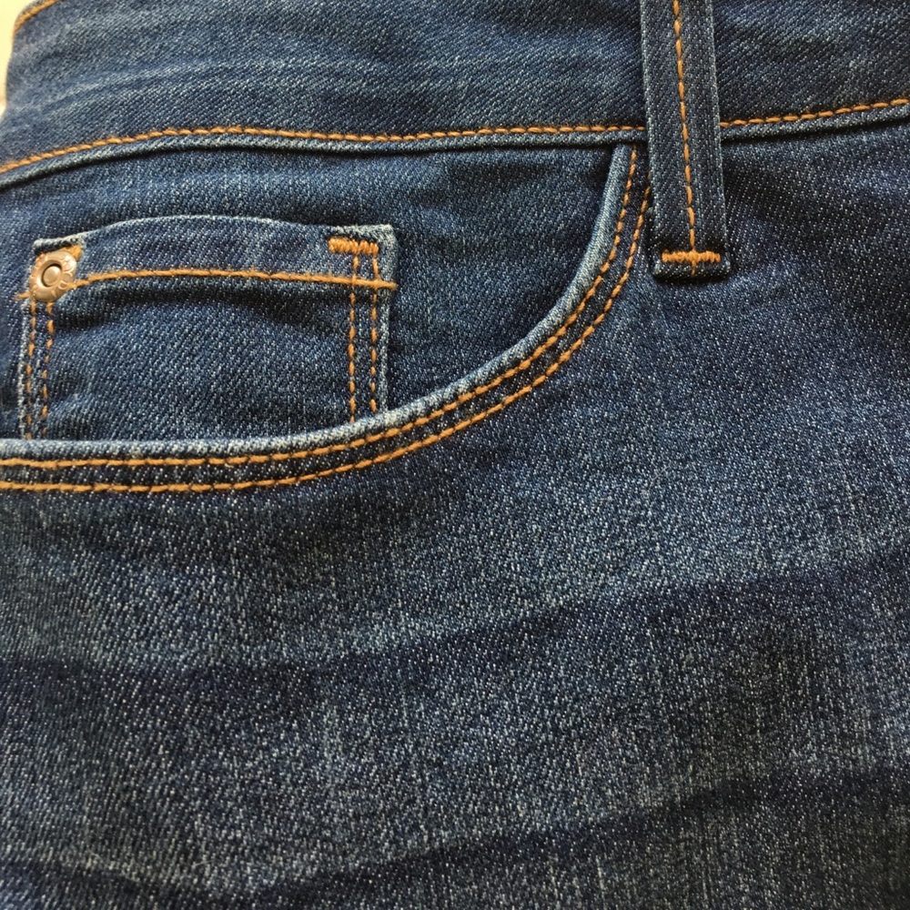 SOLD💛NEW NYDJ dark denim Capri wide leg blue jean - Picture 4 of 5