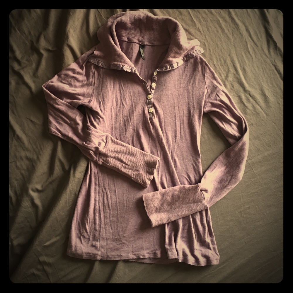 Lavender long sleeve tee