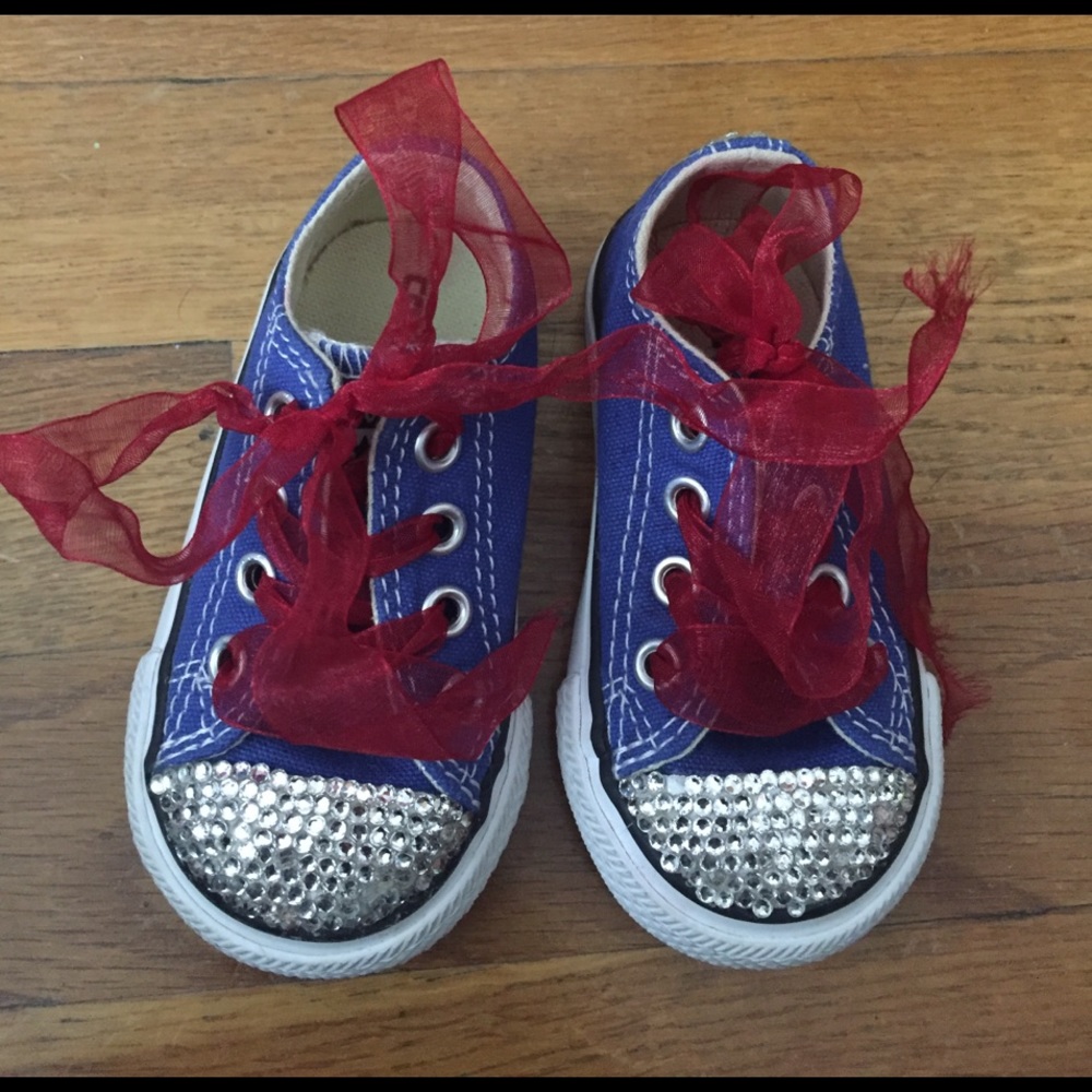 Toddler bling converse