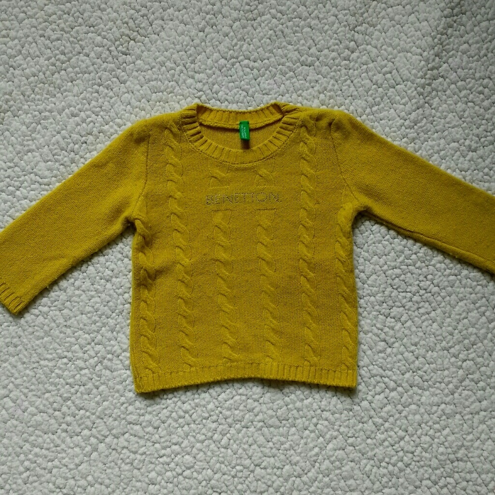 SOLD United Colors of Benetton sweater 9-12 months - Picture 2 of 4
