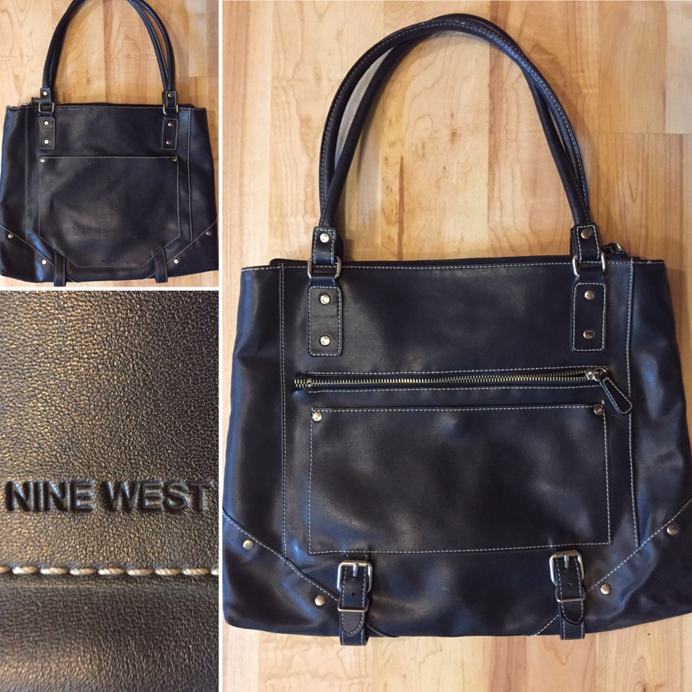 Nine West Black Leather Bag