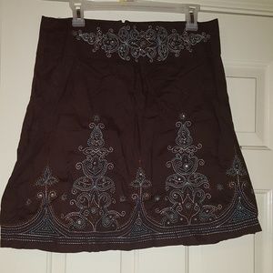 Brown skirt