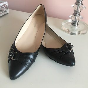 Nine West Black Flats