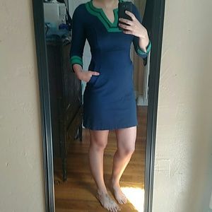 Navy blue dress