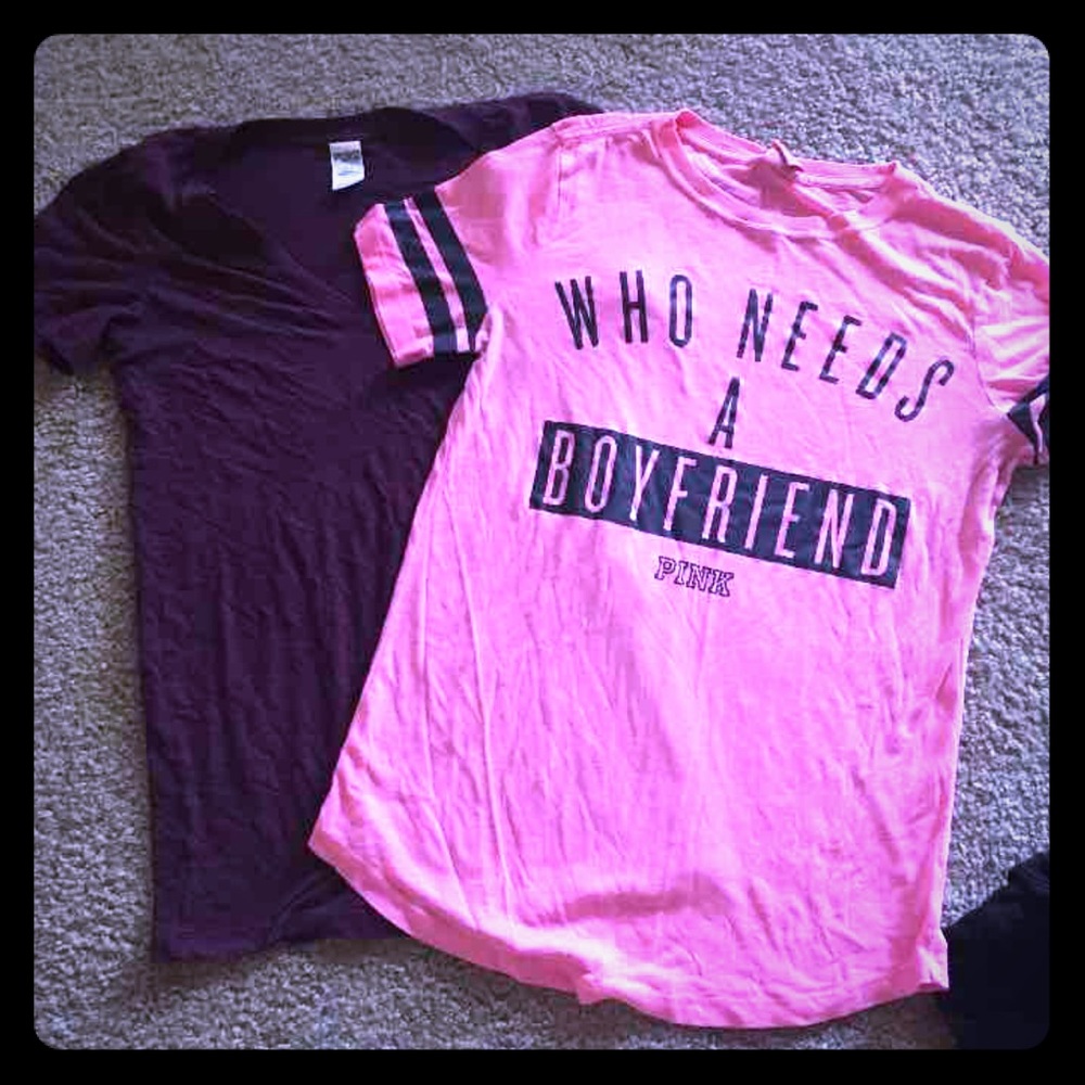 Vs pink tshirts