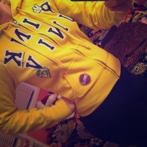 Victorias Secret PINK Yellow Hoodie Jacket