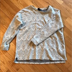 H&M Lace Long Sleeve Top