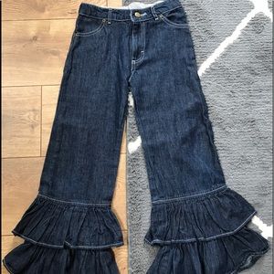 Persnickety ruffle jeans 8