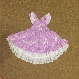 Eleanor Rose Woodland Bunnies Dolly Dress