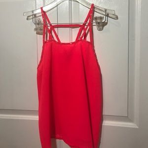 Coral tank top