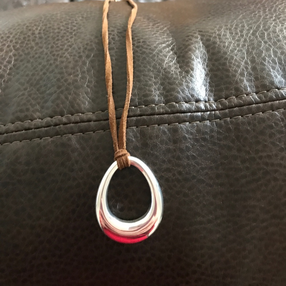 Lia Sophia necklace silver color pendant
